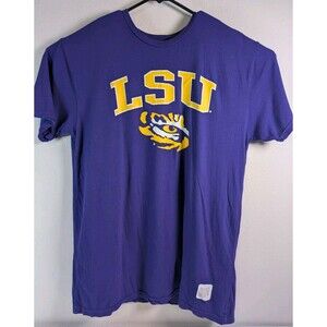 The Original Retro Brand Purple LSU Tigers Men's Large T-Shirt
